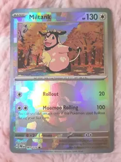 2 CARDS Pokemon TCG Poke Ball Pattern Miltank 081 Shaymin 087 Prismatic Evolutio - Image 2