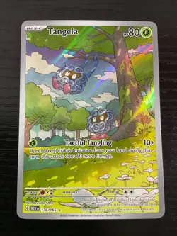 Tangela Illustration Rare 178/165 Scarlet & Violet 151 Pokemon TCG NM/M - Image 2