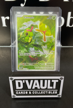 Caterpie Illustration Rare 172/165 Scarlet & Violet 151 Pokemon TCG NM/M - Image 1