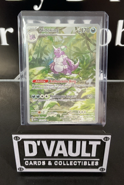 Nidoking Illustration Rare 174/165 Scarlet & Violet 151 Pokemon TCG NM/M - Image 1