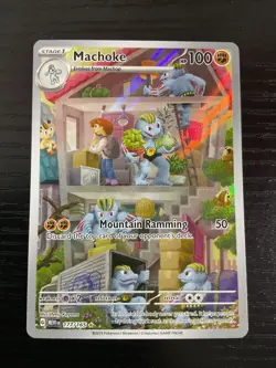 Machoke Illustration Rare 177/165 Scarlet & Violet 151 Pokemon TCG NM/M - Image 2