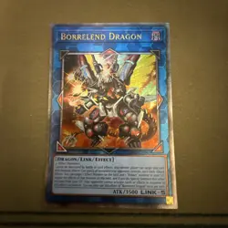 1X NM Borrelend Dragon - RA02-EN043 - Quarter Century Secret Rare 1st Ed YuGiOh - Image 1