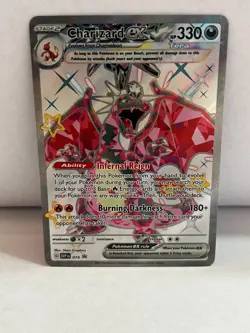 Pokemon Charizard EX SVP 074 Paldean Fates Tin Promo - Image 1