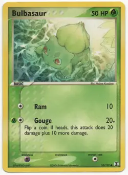 Bulbasaur 55/112 Firered & Leafgreen Pokemon TCG Common LP - Image 1