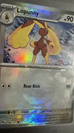 Pokemon Lopunny Masterball Reverse Holo 084/131 Prismatic Evolutions - Image 2