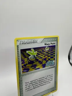 Pokemon Warp Point Trainer 84/100 EX Crystal Guardians Reverse Holo Stamped NM - Image 2