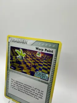 Pokemon Warp Point Trainer 84/100 EX Crystal Guardians Reverse Holo Stamped NM - Image 3