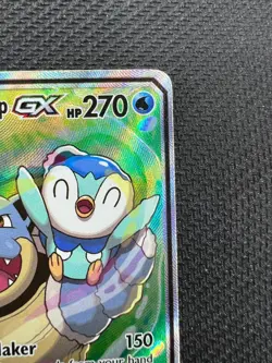 Pokemon Blastoise & Piplup GX 215/236 Alternate (Full Art) - Image 5