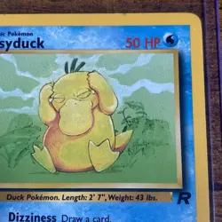 Pokemon TCG: Psyduck Team Rocket 1st Edition 65/82 LP - Image 3