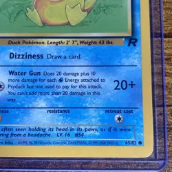 Pokemon TCG: Psyduck Team Rocket 1st Edition 65/82 LP - Image 4