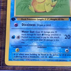 Pokemon TCG: Psyduck Team Rocket 1st Edition 65/82 LP - Image 5