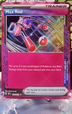 Max Rod 116/131 Pokemon TCG SV: Prismatic Evolutions - Image 1