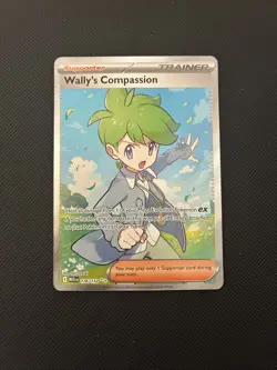 Wally's Compassion Ultra Rare Full Art 176/132 Pokemon Mega Evolution English NM - Image 1