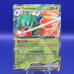 Decidueye ex 012/088 Double Rare Holo Perfect Order Pokemon NM - Image 1