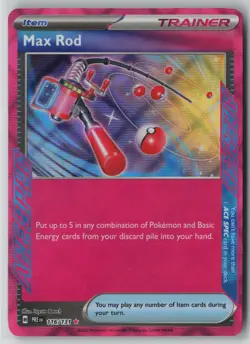 Max Rod 116/131 Pokemon TCG Prismatic Evolutions Holo Rare (Near Mint) NM 3 - Image 1