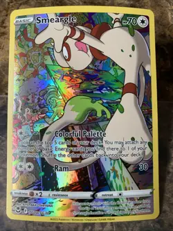 Pokemon TCG Silver Tempest Trainer Gallery Smeargle TG10/TG30 Full Art UR - Image 1