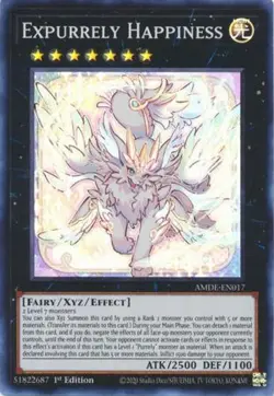 Yugioh - Expurrely Happiness (Super Rare) (1st Edition) - AMDE-EN017 (P) - Image 1