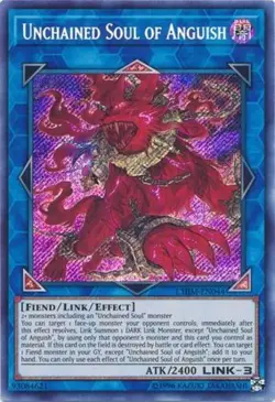 Yugioh! LP Unchained Soul of Anguish - CHIM-EN044 - Secret Rare - Unlimited Edit - Image 1