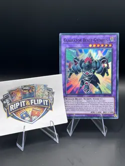 Yu-Gi-Oh! Gladiator Beast Gyzarus LODT-EN044 Light of Destruction Super Rare - Image 2