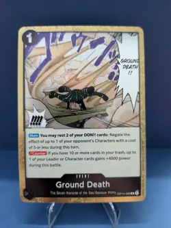 One Piece- Ground Death (Gold) & (Don!!) Foil Cards. 12 card lot - Image 3