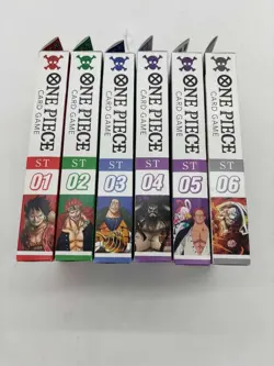Lot of (6) One Piece TCG Starter Decks #1-6 SEALED BOXES NEW ENGLISH - Image 3