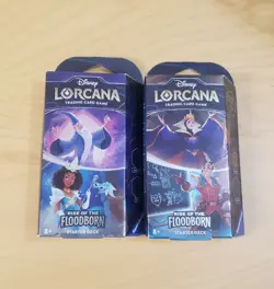 Set of 2 - 1 of Each - Starter Decks Rise of the Floodborn Disney Lorcana TCG - Image 1