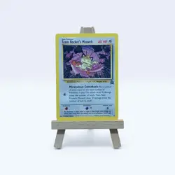 Pokemon TCG Team Rockets Meowth 18 Black Star Promo NM/LP WOTC Vintage - Image 1