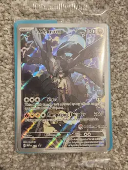 N's Zekrom Ascended Heroes ETB Promo Pokemon Center Stamp 2026 Sealed - Image 1