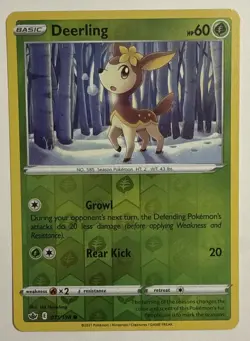 💎Pokemon TCG Card Chilling Reign Deerling Reverse Holo 011/198 Near Mint/Mint - Image 1