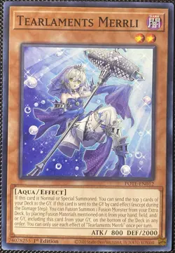 Tearlaments Merrli POTE-EN012 Power of the Elements 1st Edition Yugioh Card - Image 1