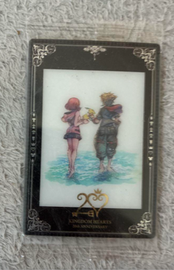 Kingdom Hearts 20th Anniversary Wafer Card 028 unopened & One Piece Wafers - Image 1