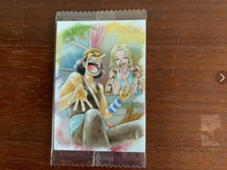 Kingdom Hearts 20th Anniversary Wafer Card 028 unopened & One Piece Wafers - Image 2