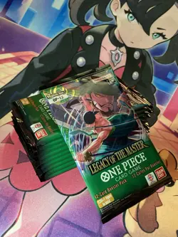 One piece Trading Card Legacy Of The Master OP-12 Booster Pack -for 1 pack only - Image 1