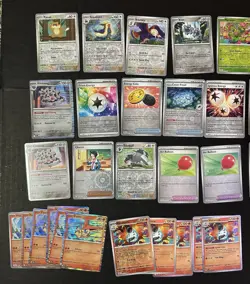 Pokemon TCG: Black Bolt & White Flare 55 Holo & Reverse Holo Card Lot - Image 2