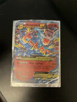 MCharizard EX Card 12/83 Upgraded Heat Typhoon Pokemon card - Image 1