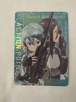 Union Arena Sword Art Online Sinon Action Point Card Foil UEPR/SAO-AP01 NM - Image 1