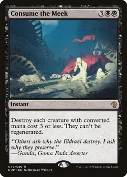 Consume the Meek - Duel Decks: Zendikar vs. Eldrazi | MTG Card - Image 1