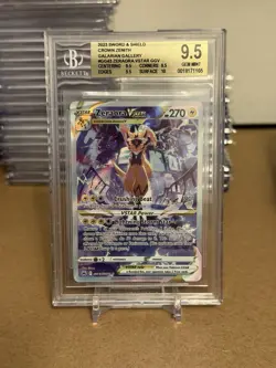 Pokemon TCG Zeraora VSTAR GG43 Crown Zenith Galarian Gallery BGS 9.5 GEM MINT - Image 1