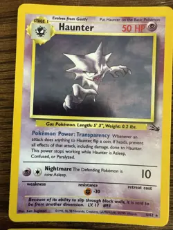 Lot 4 LP Pokemon Fossil Holo: Magneto 11/62 Raichu 14/62 Muk 13/62 Haunter 6/62 - Image 2