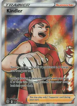 Kindler 170/172 Brilliant Stars Full Art Trainer Pokemon TCG - Image 1