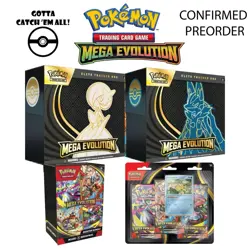 Pokemon TCG Mega Evolution Lot - Two ETBs, Booster Bundle, 3-Pack Blister - Image 1