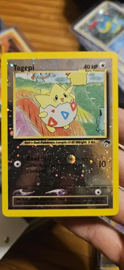 Togepi - Swirl - Reverse Holo - 4/18 Southern Islands - Pokemon TCG - 2001 - Image 1