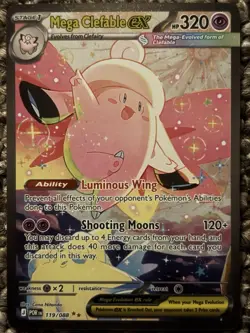 Pokemon Mega Clefable ex 119/088 SIR Perfect Order Full Art NM/M Pack Fresh 🔥 - Image 1