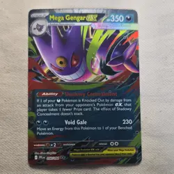 Pokemon TCG Mega Gengar ex 056/094 Phantasmal Flames Holo 350HP Double Rare - Image 1