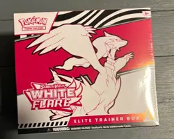 FACTORY SEALED Pokemon Scarlet and Violet White Flare Elite Trainer Box (ETB) - Image 1