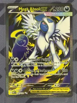 Pokemon TCG - Mega Absol Ex 161/132- Pack Fresh - Mega Evolution ME01 NM - Image 1