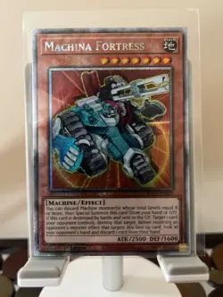 Yugioh - Machina Fortress (Platinum Secret Rare) RA03-EN233 - Image 1