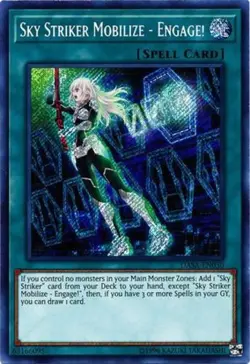 Yugioh! LP Sky Striker Mobilize - Engage! - DASA-EN030 - Secret Rare - Unlimited - Image 1
