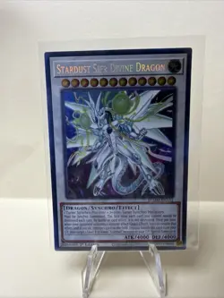 Yu-Gi-Oh! - #BLMM-EN151 - Stardust Sifr Divine Dragon SR 1st Ed. NM-FRESH! - Image 1