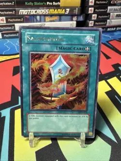 Yu-Gi-Oh! Salamandra DDS-006 Dark Duel Stories Promo Secret Rare Holo - Image 1